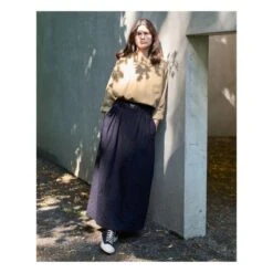 Gardener Cotton Crepe Top | Brown -American Vintage Shop unnamed file 1605