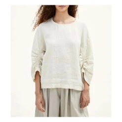 Xiao Linen Top | White -American Vintage Shop unnamed file 1614