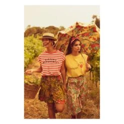 Sophie Organic Cotton T-Shirt | Pale Yellow -American Vintage Shop unnamed file 1652