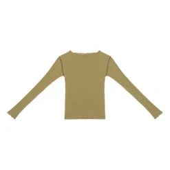 T-shirt Côtelé Vein Coton Bio | Pale Green