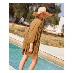 Momoni Divina Sparkly Ribbed Cardigan | Khaki -American Vintage Shop unnamed file 1660