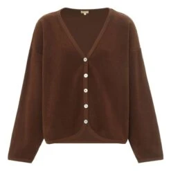 Terry Cloth Cardigan | Brown