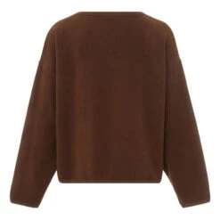 Terry Cloth Cardigan | Brown -American Vintage Shop unnamed file 1667