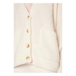 American Vintage East Alpaca Wool Cardigan | Heather White -American Vintage Shop unnamed file 1674