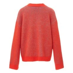 Emmerson Alpaca Wool Cardigan | Coral -American Vintage Shop unnamed file 1704