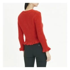 Ganni Cardigan Mohair | Red -American Vintage Shop unnamed file 1709