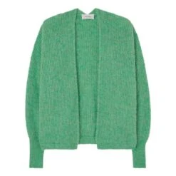 American Vintage East Alpaca Wool Shawl Collar Cardigan | Green