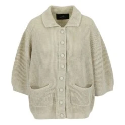Waffle Cardigan | Oatmeal