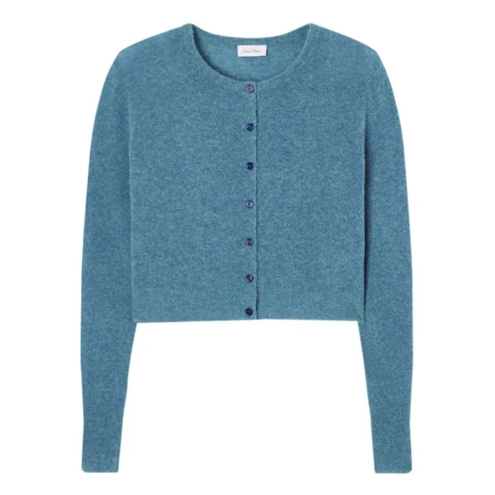 American Vintage Razpark Wool Gilet | Marled Blue 1 American Vintage Razpark Wool Gilet | Marled Blue