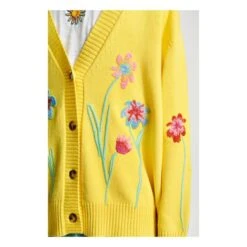 Grenada Organic Cotton Cardigan | Yellow -American Vintage Shop unnamed file 1754