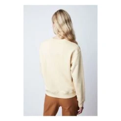 Louis Fish Organic Cotton Sweatshirt | Pale Yellow -American Vintage Shop unnamed file 178