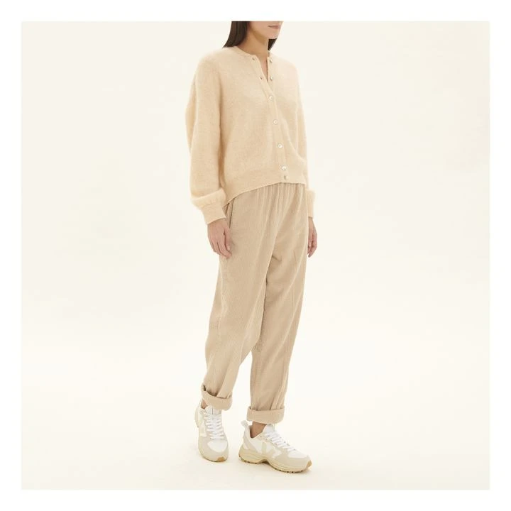 American Vintage Zabidoo Mohair Gilet | Heather Beige 2 American Vintage Zabidoo Mohair Gilet | Heather Beige - Image 2