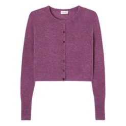 American Vintage Razpark Wool Gilet | Dark Purple