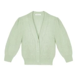 Masscob Valent Mohair Cardigan | Green Water
