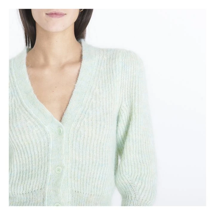 Masscob Valent Mohair Cardigan | Green Water 4 Masscob Valent Mohair Cardigan | Green Water - Image 4