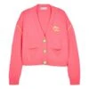 Canary Islands Wool Cardigan | Pink