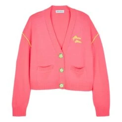 Canary Islands Wool Cardigan | Pink