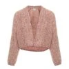 FORTE_FORTE Moulin Short Cardigan | Dusty Pink