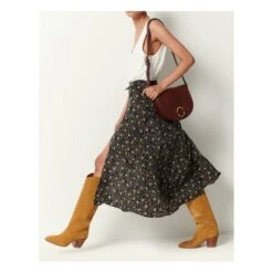 Luna Cupro Skirt | Midnight Blue -American Vintage Shop unnamed file 1901