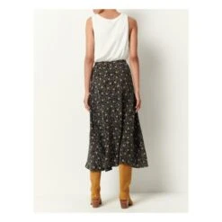 Luna Cupro Skirt | Midnight Blue -American Vintage Shop unnamed file 1902