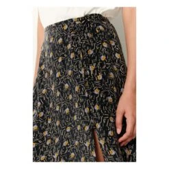 Luna Cupro Skirt | Midnight Blue -American Vintage Shop unnamed file 1903