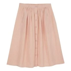 Striped Midi Skirt - Women’s Collection | Ecru