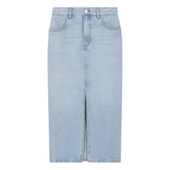Mona Organic Cotton Skirt | Light Blue