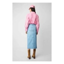 Mona Organic Cotton Skirt | Light Blue -American Vintage Shop unnamed file 1931