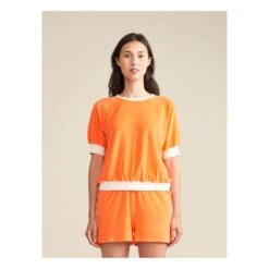 Bellerose Chila Terry Sweater - Women’s Collection | Orange -American Vintage Shop unnamed file 194