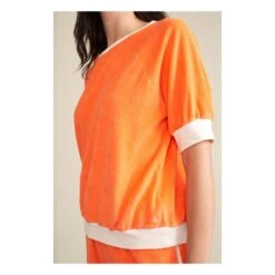 Bellerose Chila Terry Sweater - Women’s Collection | Orange -American Vintage Shop unnamed file 196