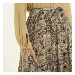 Boa Floral Print Skirt | Ecru -American Vintage Shop unnamed file 1963