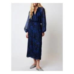 Julee Muse Silk Skirt | Midnight Blue -American Vintage Shop unnamed file 1966