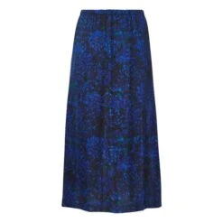 Julee Muse Silk Skirt | Midnight Blue -American Vintage Shop unnamed file 1970