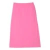 Linen Midi Skirt | Fuchsia