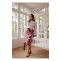 Clementina Ibiza Pregnancy Skirt | Pink -American Vintage Shop unnamed file 1999