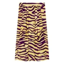 Walker Zebra Print Skirt | Yellow