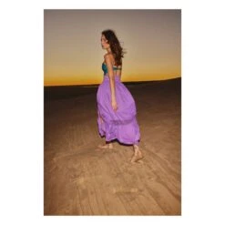 Embroidered Long Skirt | Purple -American Vintage Shop unnamed file 2055