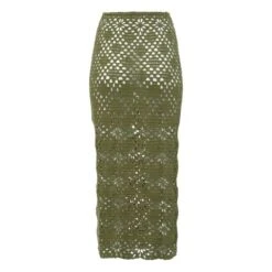 Edith Crochet Skirt | Green -American Vintage Shop unnamed file 2085