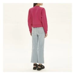 Isoli Ganni Rock Organic Cotton Sweatshirt | Fuchsia -American Vintage Shop unnamed file 209