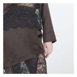 Ganni Lace Skirt | Brown -American Vintage Shop unnamed file 2093