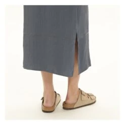 American Vintage Widland Split Skirt | Midnight Blue -American Vintage Shop unnamed file 2114