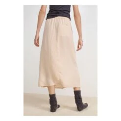 Hurtado Cupro Skirt | Nude Beige -American Vintage Shop unnamed file 2127