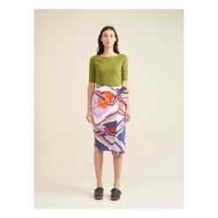 Bellerose Solvay Skirt - Women’s Collection | Purple -American Vintage Shop unnamed file 2132