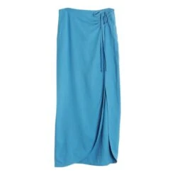 ICONE FabioLinen Skirt | Blue