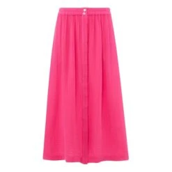 Serina Cotton Gauze Skirt | Pink