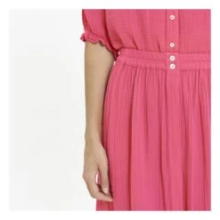 Serina Cotton Gauze Skirt | Pink -American Vintage Shop unnamed file 2178