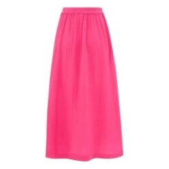 Serina Cotton Gauze Skirt | Pink -American Vintage Shop unnamed file 2179