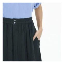 Serina Cotton Gauze Skirt | Black -American Vintage Shop unnamed file 2183