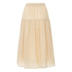 LEON & HARPER Jeannot Organic Cotton Skirt | Camel -American Vintage Shop unnamed file 2186