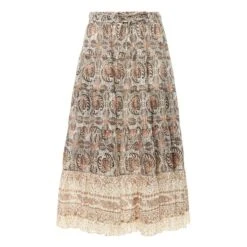 ULLA JOHNSON Brina Skirt | Nude Beige